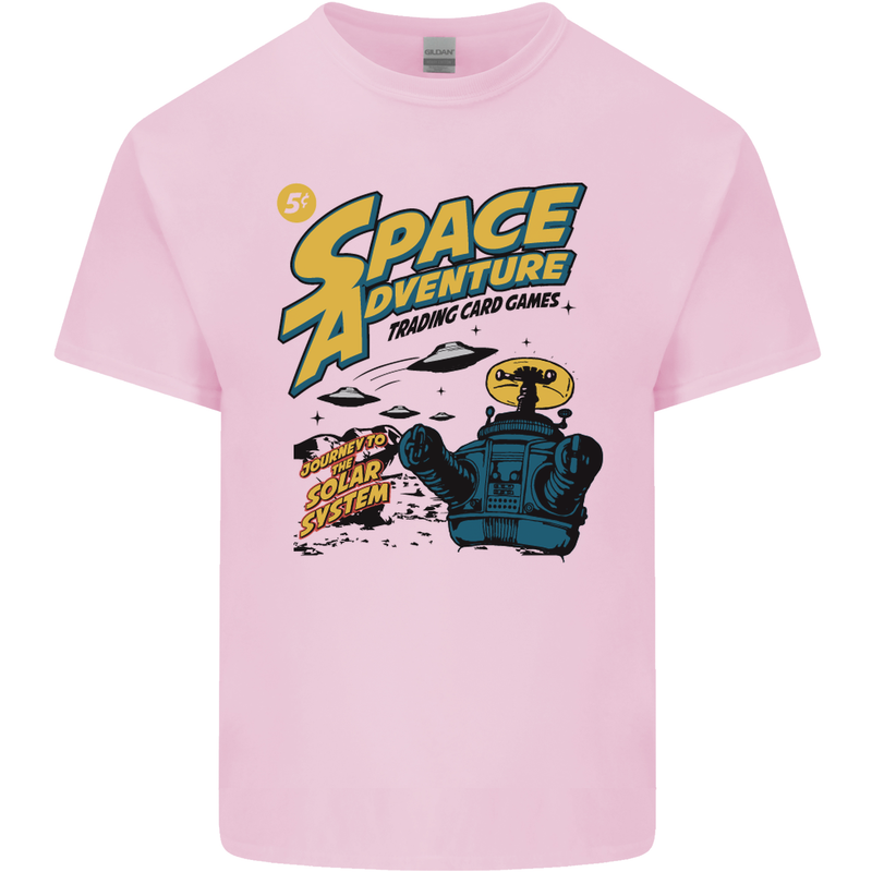 Space Adventure Astronaut Kids T-Shirt Childrens Light Pink