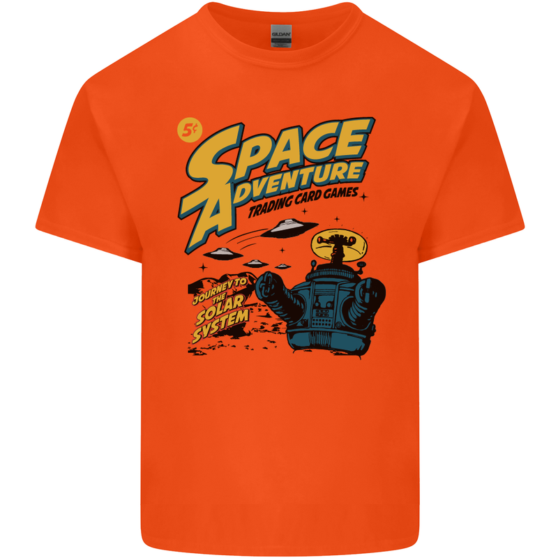 Space Adventure Astronaut Kids T-Shirt Childrens Orange