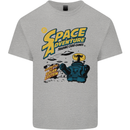 Space Adventure Astronaut Kids T-Shirt Childrens Sports Grey