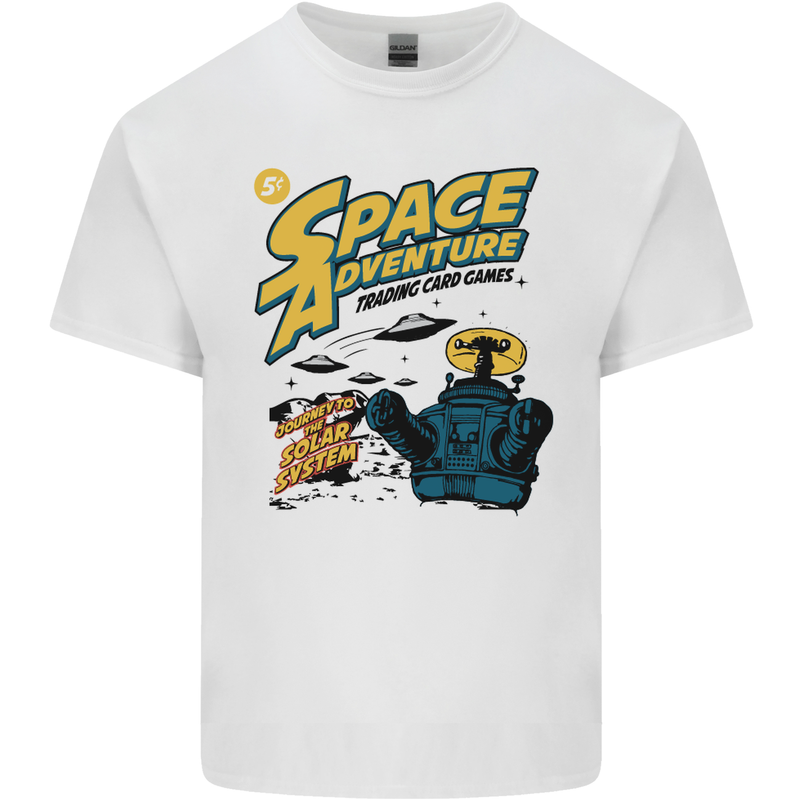 Space Adventure Astronaut Kids T-Shirt Childrens White
