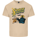Space Adventure Astronaut Mens Cotton T-Shirt Tee Top Sand