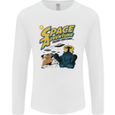 Space Adventure Astronaut Mens Long Sleeve T-Shirt White