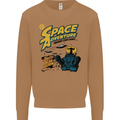 Space Adventure Astronaut Mens Sweatshirt Jumper Caramel Latte