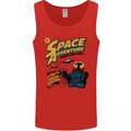 Space Adventure Astronaut Mens Vest Tank Top Red