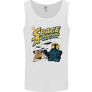 Space Adventure Astronaut Mens Vest Tank Top White
