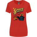 Space Adventure Astronaut Womens Wider Cut T-Shirt Red