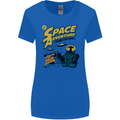 Space Adventure Astronaut Womens Wider Cut T-Shirt Royal Blue