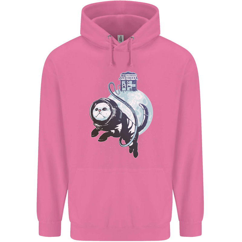 Space Astronaut Cat Funny Childrens Kids Hoodie Azalea