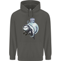 Space Astronaut Cat Funny Childrens Kids Hoodie Storm Grey
