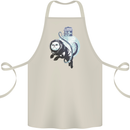 Space Astronaut Cat Funny Cotton Apron 100% Organic Natural
