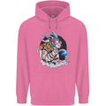 Space Bunny Funny Astronaut Space Rabbit Childrens Kids Hoodie Azalea