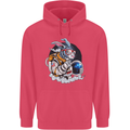 Space Bunny Funny Astronaut Space Rabbit Childrens Kids Hoodie Heliconia