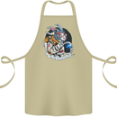 Space Bunny Funny Astronaut Space Rabbit Cotton Apron 100% Organic Khaki