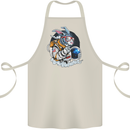 Space Bunny Funny Astronaut Space Rabbit Cotton Apron 100% Organic Natural