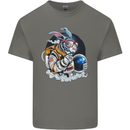Space Bunny Funny Astronaut Space Rabbit Kids T-Shirt Childrens Charcoal