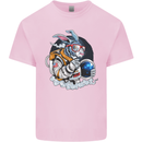 Space Bunny Funny Astronaut Space Rabbit Kids T-Shirt Childrens Light Pink
