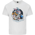 Space Bunny Funny Astronaut Space Rabbit Kids T-Shirt Childrens White