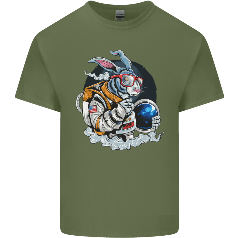 Space Bunny Funny Astronaut Space Rabbit Kids T-Shirt Childrens xx
