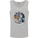 Space Bunny Funny Astronaut Space Rabbit Mens Vest Tank Top Sports Grey