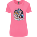 Space Bunny Funny Astronaut Space Rabbit Womens Wider Cut T-Shirt Azalea