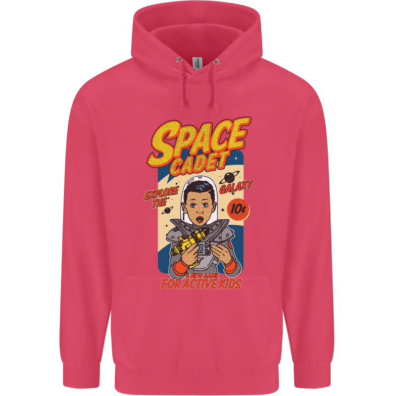 Space Cadet Explore the Galaxy Astronaut Childrens Kids Hoodie Heliconia