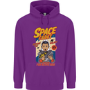 Space Cadet Explore the Galaxy Astronaut Childrens Kids Hoodie Purple