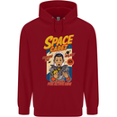 Space Cadet Explore the Galaxy Astronaut Childrens Kids Hoodie Red