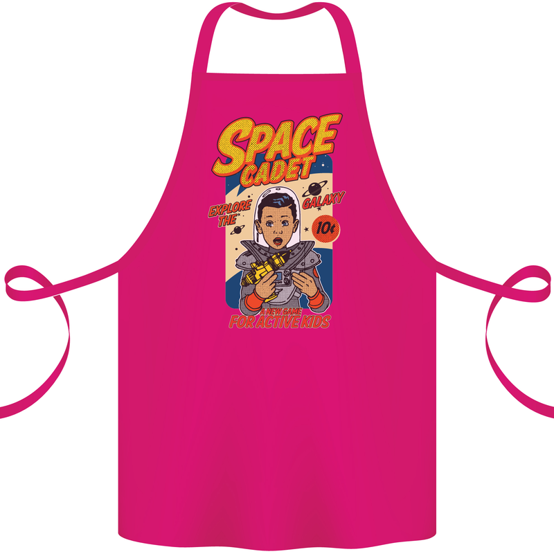 Space Cadet Explore the Galaxy Astronaut Cotton Apron 100% Organic Pink