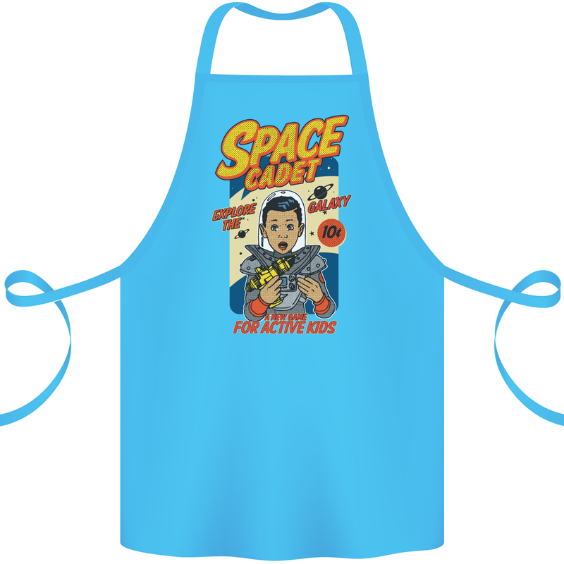 Space Cadet Explore the Galaxy Astronaut Cotton Apron 100% Organic Turquoise