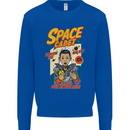 Space Cadet Explore the Galaxy Astronaut Kids Sweatshirt Jumper Royal Blue