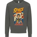 Space Cadet Explore the Galaxy Astronaut Kids Sweatshirt Jumper Storm Grey
