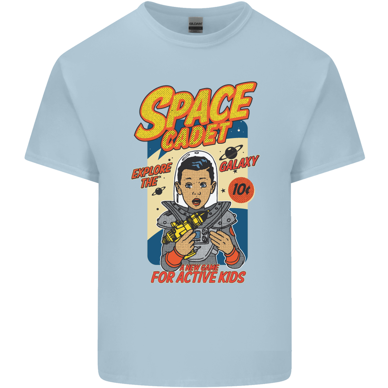 Space Cadet Explore the Galaxy Astronaut Kids T-Shirt Childrens Light Blue