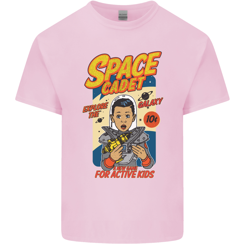 Space Cadet Explore the Galaxy Astronaut Kids T-Shirt Childrens Light Pink