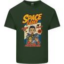 Space Cadet Explore the Galaxy Astronaut Mens Cotton T-Shirt Tee Top Forest Green