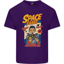 Space Cadet Explore the Galaxy Astronaut Mens Cotton T-Shirt Tee Top Purple