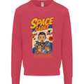 Space Cadet Explore the Galaxy Astronaut Mens Sweatshirt Jumper Heliconia