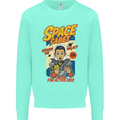 Space Cadet Explore the Galaxy Astronaut Mens Sweatshirt Jumper Peppermint