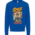 Space Cadet Explore the Galaxy Astronaut Mens Sweatshirt Jumper Royal Blue