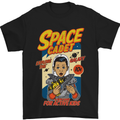 Space Cadet Explore the Galaxy Astronaut Mens T-Shirt Cotton Gildan Black