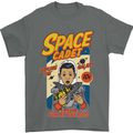 Space Cadet Explore the Galaxy Astronaut Mens T-Shirt Cotton Gildan Charcoal