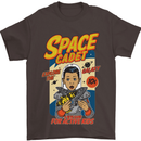 Space Cadet Explore the Galaxy Astronaut Mens T-Shirt Cotton Gildan Dark Chocolate