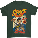 Space Cadet Explore the Galaxy Astronaut Mens T-Shirt Cotton Gildan Forest Green