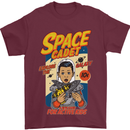 Space Cadet Explore the Galaxy Astronaut Mens T-Shirt Cotton Gildan Maroon
