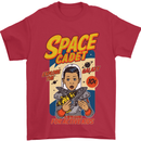 Space Cadet Explore the Galaxy Astronaut Mens T-Shirt Cotton Gildan Red