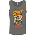 Space Cadet Explore the Galaxy Astronaut Mens Vest Tank Top Charcoal