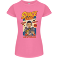 Space Cadet Explore the Galaxy Astronaut Womens Petite Cut T-Shirt Azalea