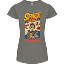 Space Cadet Explore the Galaxy Astronaut Womens Petite Cut T-Shirt Charcoal