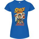Space Cadet Explore the Galaxy Astronaut Womens Petite Cut T-Shirt Royal Blue
