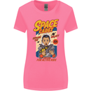 Space Cadet Explore the Galaxy Astronaut Womens Wider Cut T-Shirt Azalea