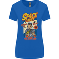 Space Cadet Explore the Galaxy Astronaut Womens Wider Cut T-Shirt Royal Blue